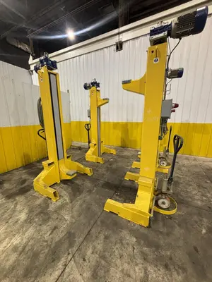80,000 LBS X 4 LIFTS WHITING MODEL #SCM-100F.4 PORTABLE LIFT JACKS, 2015: STOCK #23684