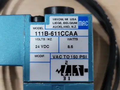 New | in-Stock MAC 111B-611CCAA Valves/Fittings British Columbia CA | Lenmark #257874