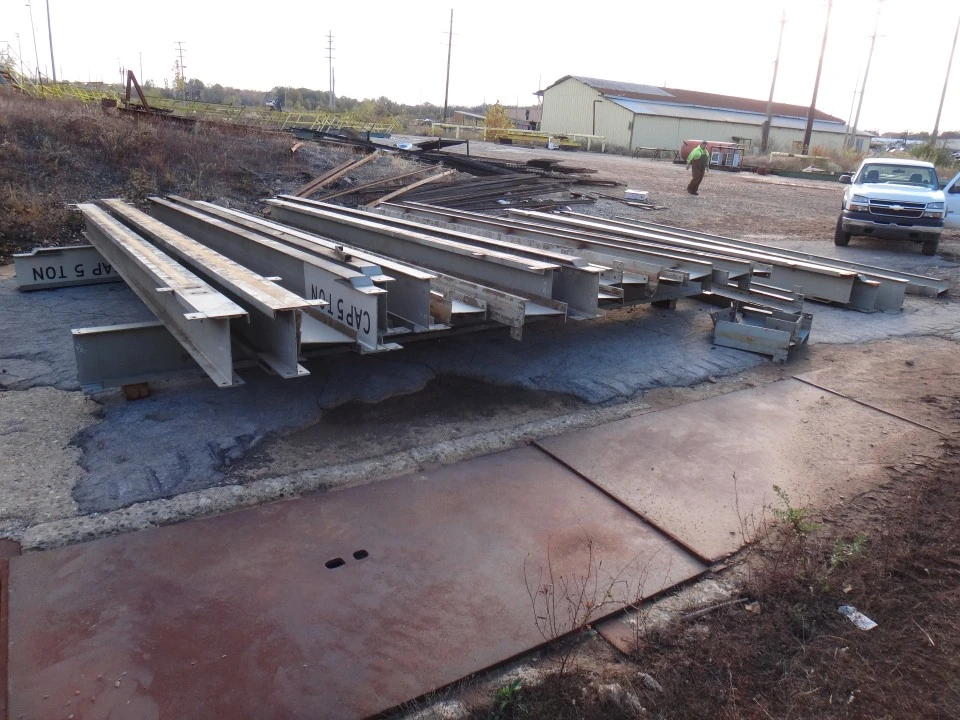 5 Ton Overhead Crane Runway with C-Channel and Rails