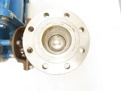Jamesbury 4" 5150 31 3600TT 316SS Flanged Ball Valve & Pneumatic Actuator ST400B