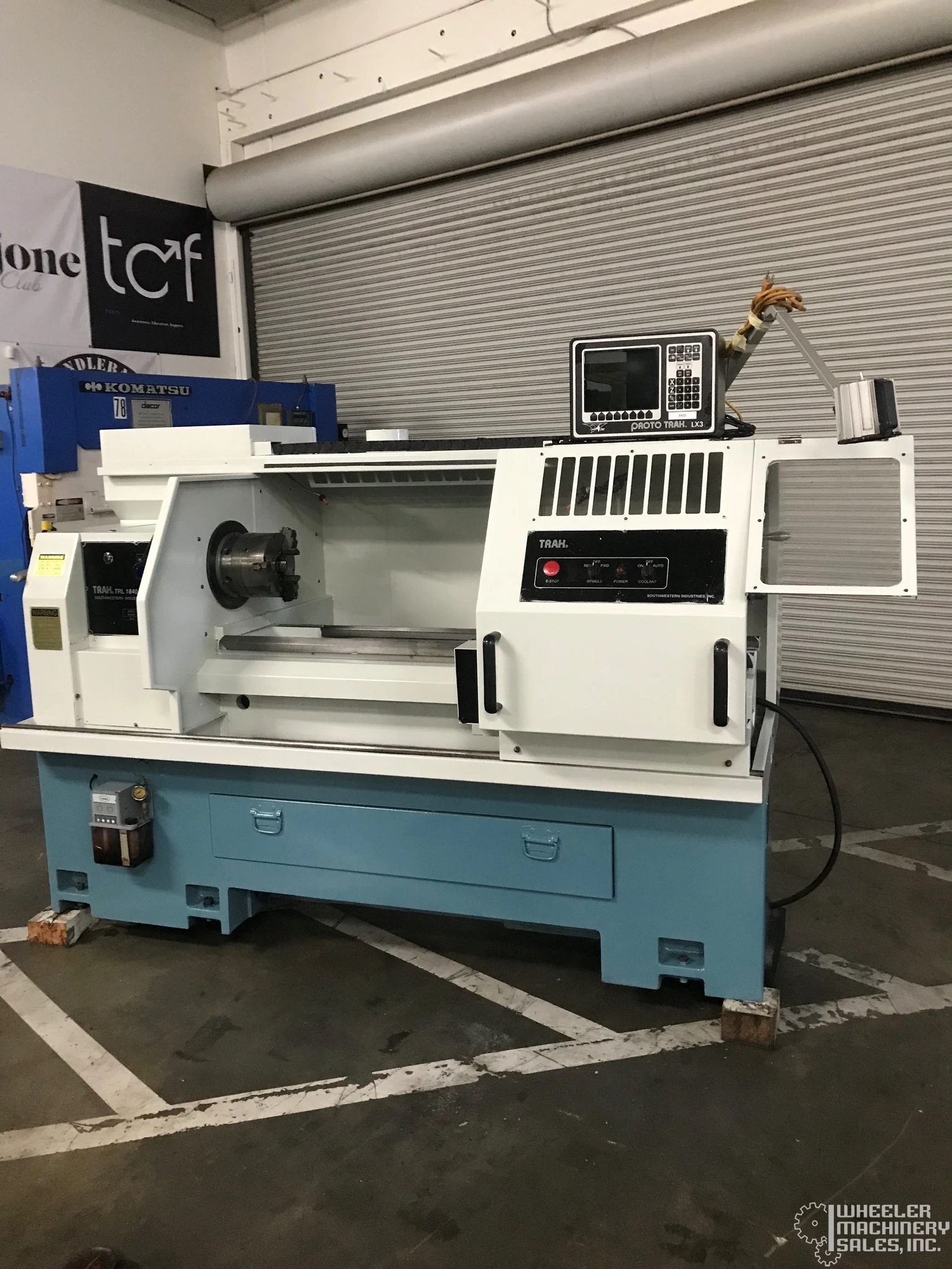 Used TRAX TRL-1840 CBS LATHES, CNC, FLAT BED 6455 | Wheeler
