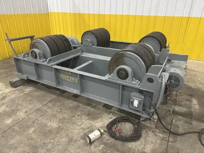 120 TON (240,000 LBS) RANSOME PANDJIRIS POWERED TANK TURNING ROLLS, POWER & IDLER: STOCK #23142