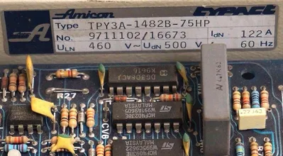 USED AMICON TPY3A-1482B-75HP DRIVE 460V, 60HZ, TPY3A1482B75HP