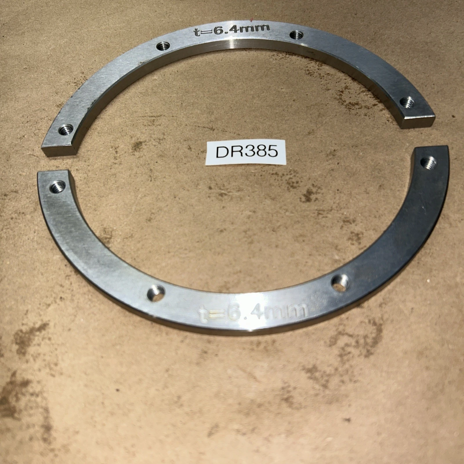 Spacer Set Spindle ,Shims t= 6.4mm (P/N ??) Fast Shipping! + Warranty