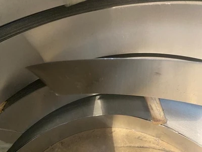 128 LBS Aluminum Coil Stock Slit Roll 3" x .030"