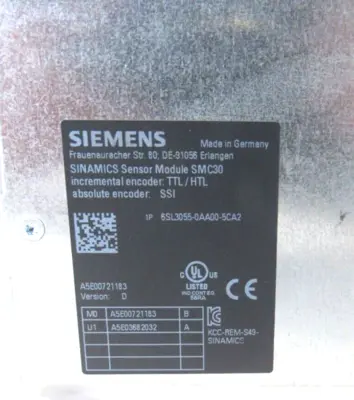 NEW SIEMENS 6SL3055-0AA00-5CA2 SENSOR MODULE 6SL30550AA005CA2