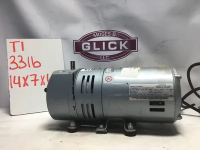 GAST vacuum pump model number 0523-5190-G582dx date code 0600