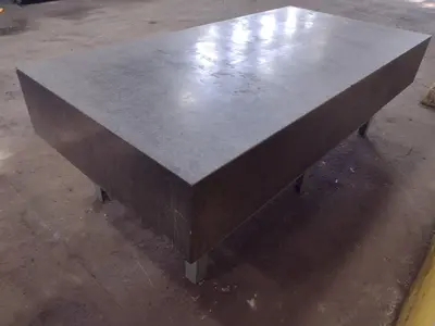 8' X 4' X 14" CHALLENGE PRECISION LAYOUT INSPECTION GRANITE TABLE: STOCK #23804