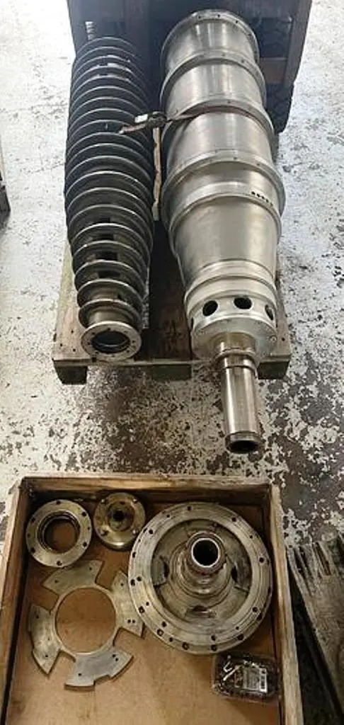 Alfa-Laval FPNX 418B-11G tricanter rotating assembly, 316SS.