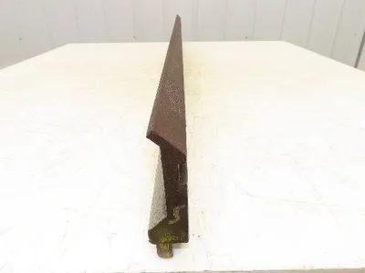 Press Brake Gooseneck Punch Die 61" Long 90° V 1/4" Finger 3-3/4" H 5/8" Notch