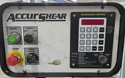 2000 ACCURSHEAR 613510 Power Squaring Shears (Gauge) | Active Machinery Sales, Inc. (6)