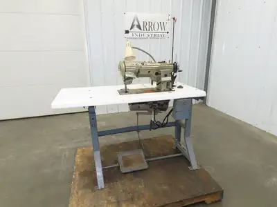 Singer 457 Industrial Sewing 3-step Zig Zag Rotary Take-up Machine 220VAC 3Ph