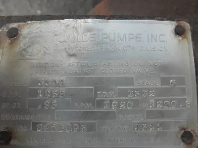 USED GOULDS 3300 4X6X11