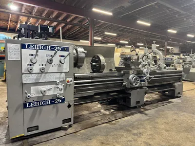 LEHIGH 25"x120" Gap Bed Engine Lathes | RELCO MACHINERY (2)
