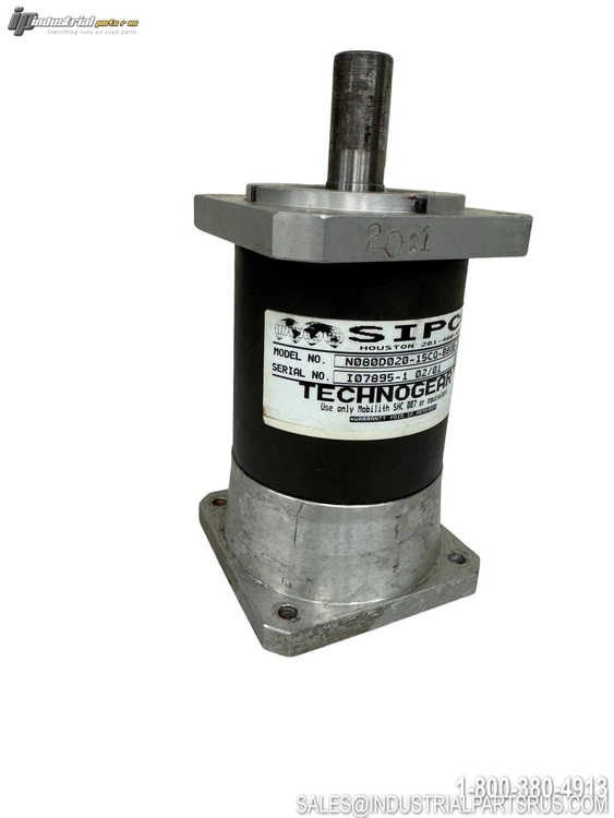 Used SIPCO N080D020-15CQ-B8O0-XX-S-0 Speed Reducers Kentucky US | Industrial Parts R Us Inc. #1332360