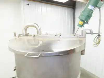 Groen Direct Steam Kettle 200 Gallon Food Grade Mixing Tank 1/3Hp Lightnin