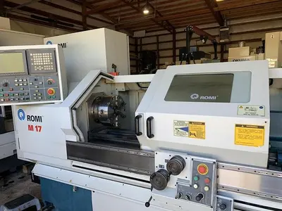 USED 2000 ROMI 17" X 80" ENGINE LATHE