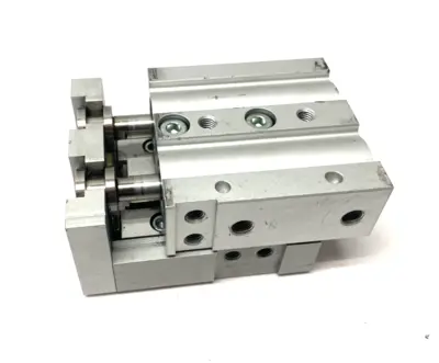 USED SMC GUIDED SLIDE TABLE CYLINDER 25MM BORE, 20MM STROKE
