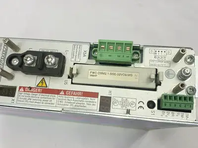 USED INDRAMAT AC SERVO CONTROLLER W/ FWC-DSM2.1-SSE-02VO9-MS