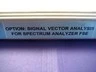 SIGNAL VECTOR ANALYSIS FOR SPECTRUMANALYZER FSE OPERATING MANUAL 1066.4323.12-03
