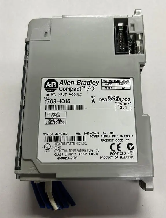 Used ALLEN-BRADLEY 1769-IQ16 Input / Output Modules | Surplus Asset Holdings #1205874