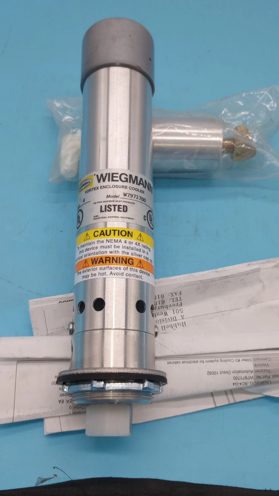 NEW HUBBELL WIEGMANN W7971700  Vortex Cooler