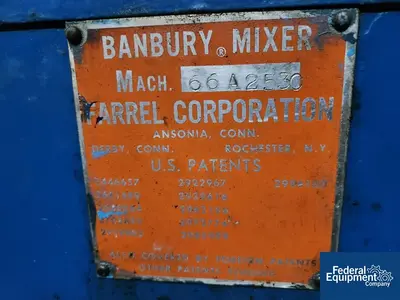 USED Farrel Farrel Banbury Mixer, Model BR