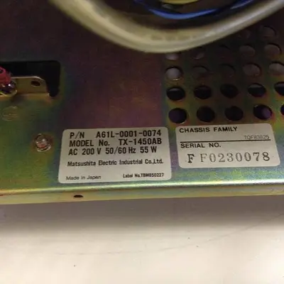 USED FANUC A02B-0072-C125