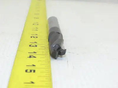 15/32" 3 Flute Spiral Carbide End Mill 1/2" Shank