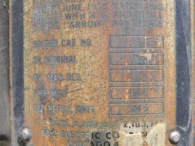 S&C 86791 Power Fuse Holder 7.2kV 8.25kV Max. 400E A Max. SM-5 Used