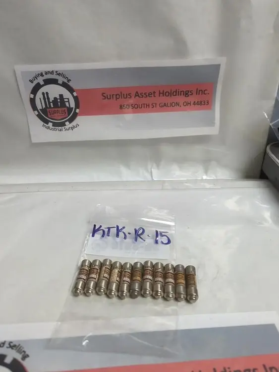 Used COOPER BUSSMANN KTK-R-15 Miscellaneous Equipment (Electrical & Power) | Surplus Asset Holdings #1192336