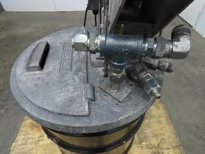 Herschal Mixing Tank 30 Gal Plastic Lined Drum 1/4 Hp 12" Impeller Float Switch
