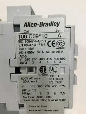 USED ALLEN BRADLEY 100-C09.10 SER A