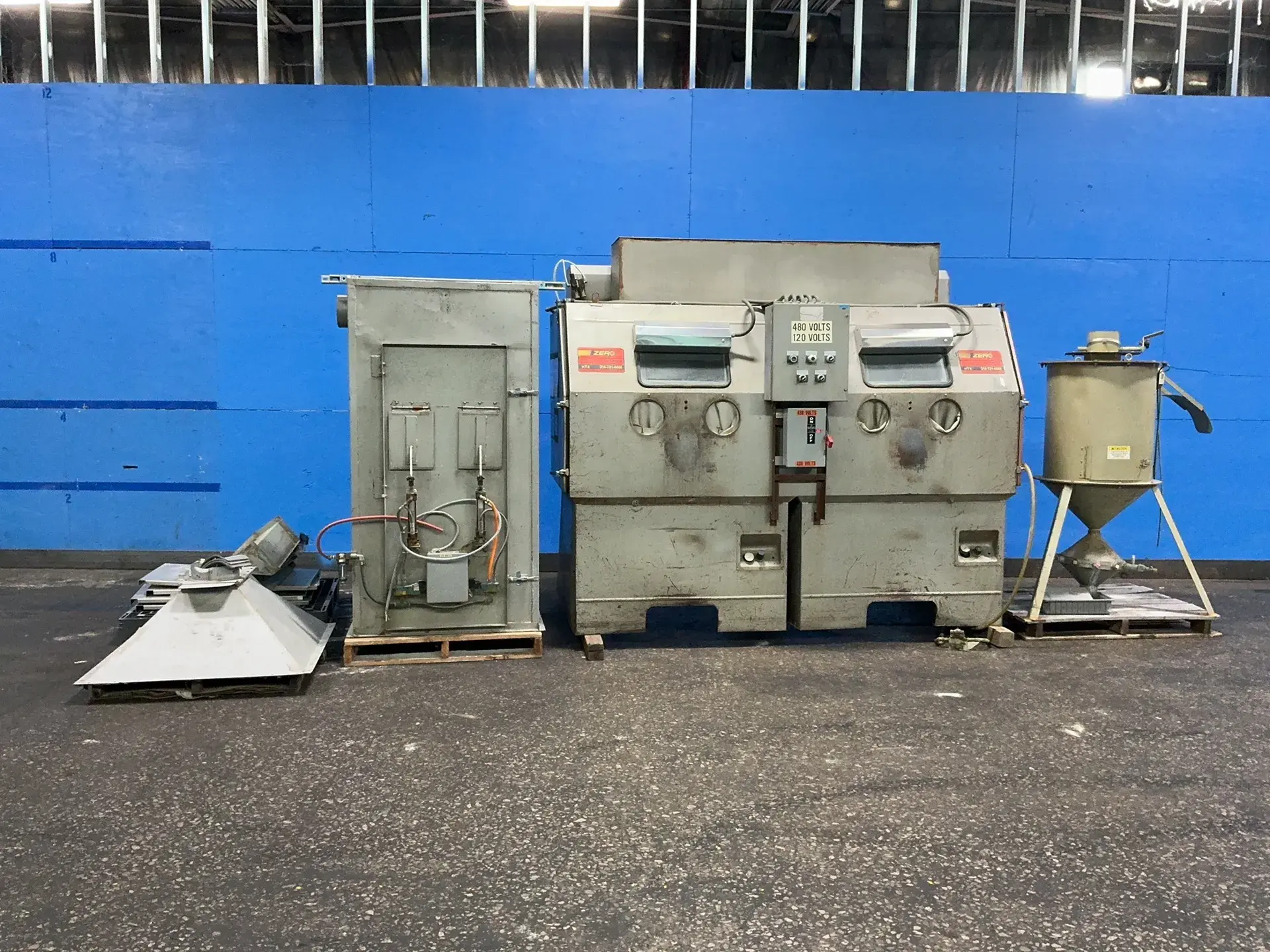 Used ZERO MFG BNP 220 Blast Room (Manual Booth) Ohio US | HGR 24 #1323846
