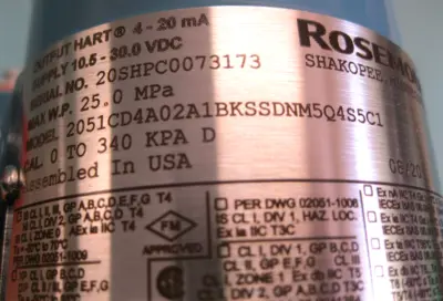 NEW Rosemount 2051CD4A02A1BKSSDNM5Q4S5C1