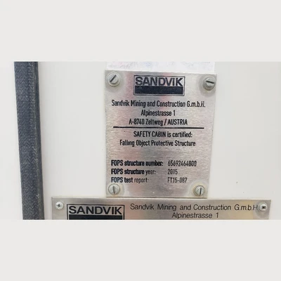 USED 2015 SANDVIK MT520