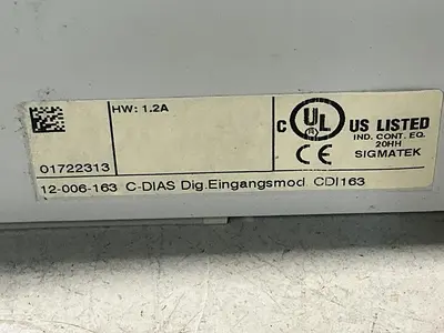 USED SIGMATEK CDI 163