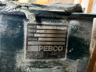 8" Pebco Single Blade Diverter Valve, C/s