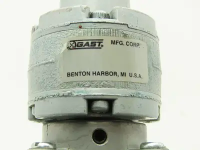 Gast 1AM-NRV-60-GR11 Pneumatic Air Gear Motor With Reduction Drive & Mixer