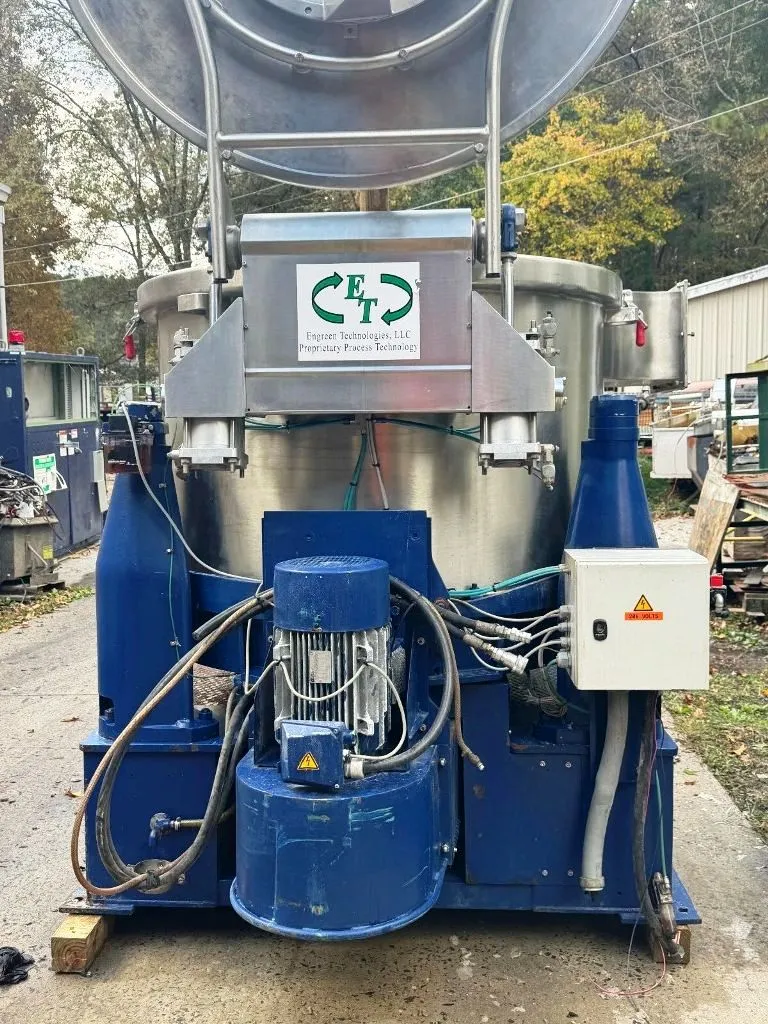 Rousselet Robatel SCPC 120 VXTE textile hydro extractor, SS.