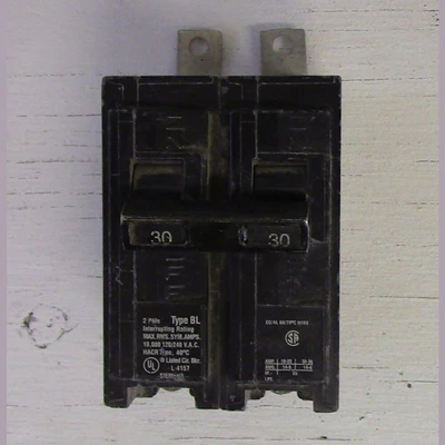 Siemens 2 Pole 30 Amp Bolt-on Breaker