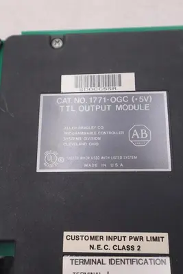 ALLEN-BRADLEY 17710G TTL OUTPUT MODULE +5V STOCK #3238