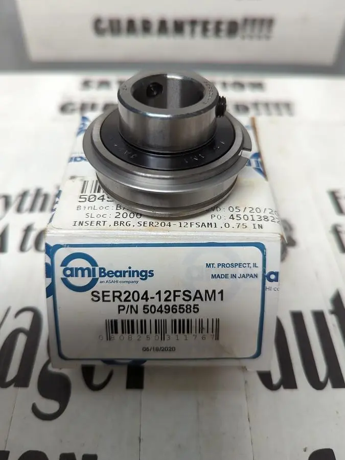 New | in-Stock AMI SER204-12FSAM1 Bearings | Surplus Asset Holdings #1192472