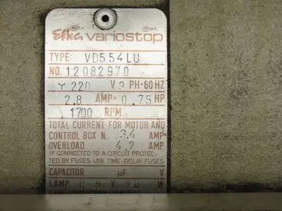 Used EFKA _UNKNOWN_ A.C. Motors Indiana US | Arrow Industrial #1456484