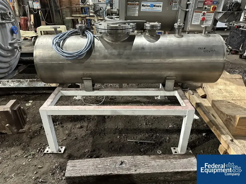 Unknown 165 Gal Horizontal Storage Tank, S/S