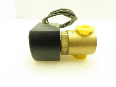 Parker AFTC01 Brass Solenoid Valve 2 Way NC 24V 60Hz 1/4" NPT