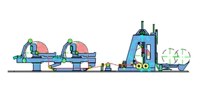 USED VALMET TISSUE MACHINE