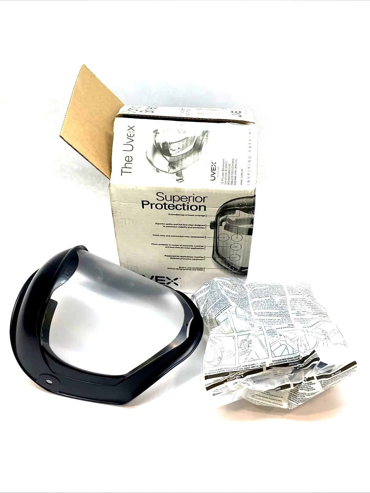 NEW HONEYWELL CLEAR FACESHIELD BIONIC ADJUSTABLE HEADGEAR