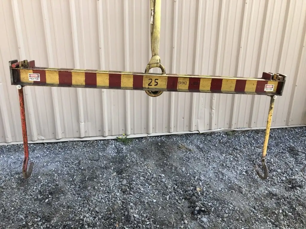 990lb Lifting Beam for Crane 5.75ft X 6″ ; 68″ Spread