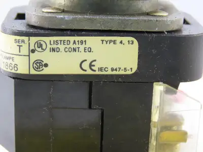 Allen Bradley 800T-PT16/T Clear Push Button 120V 1N.O 1N.C Series T